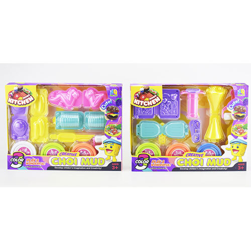 प्ले डोह आइसक्रीम और बारबेक्यू खिलौनों का सेट