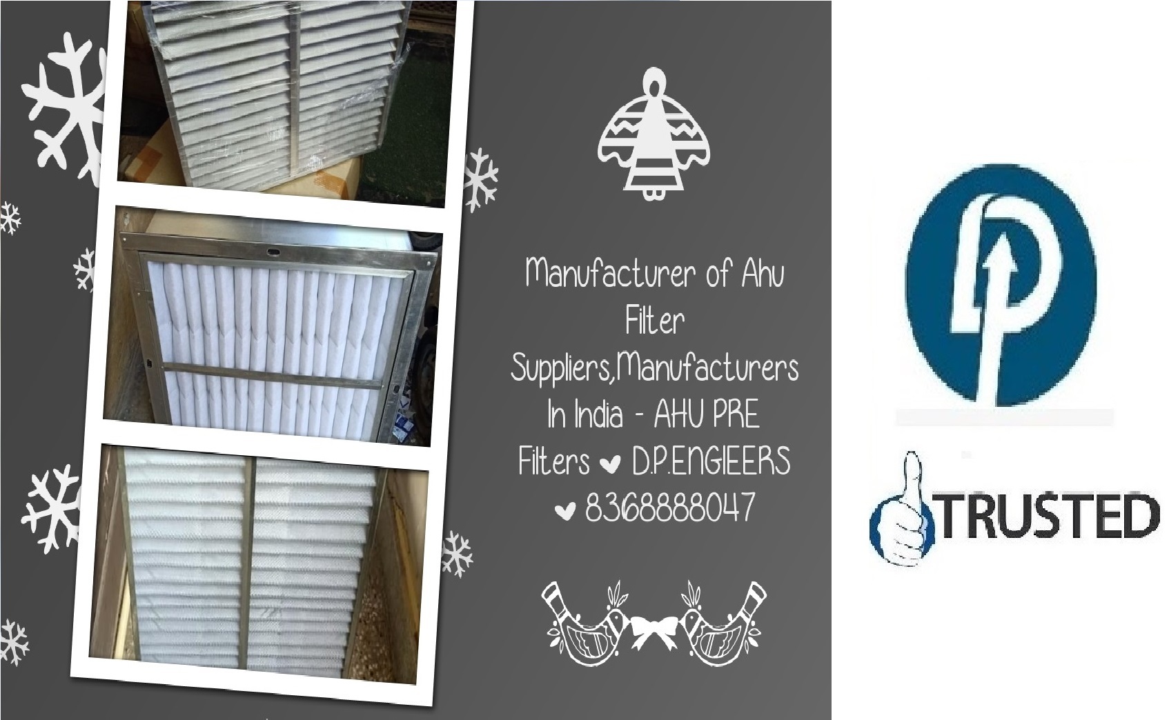 Leading Supplier Of Ahu ( Air Handling Unit) Filter By Bagalkot Karnataka