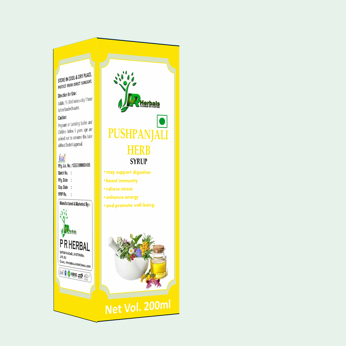 Pushpanjali Herb Syrup - Product Type: Herbal Medicine