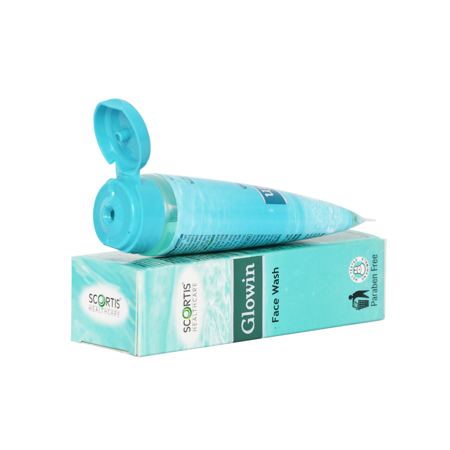 60ml Glowin Face Wash - Gel Formula | Herbal Ingredients, Waterproof & Glitter Effect For Radiant And Glowing Skin