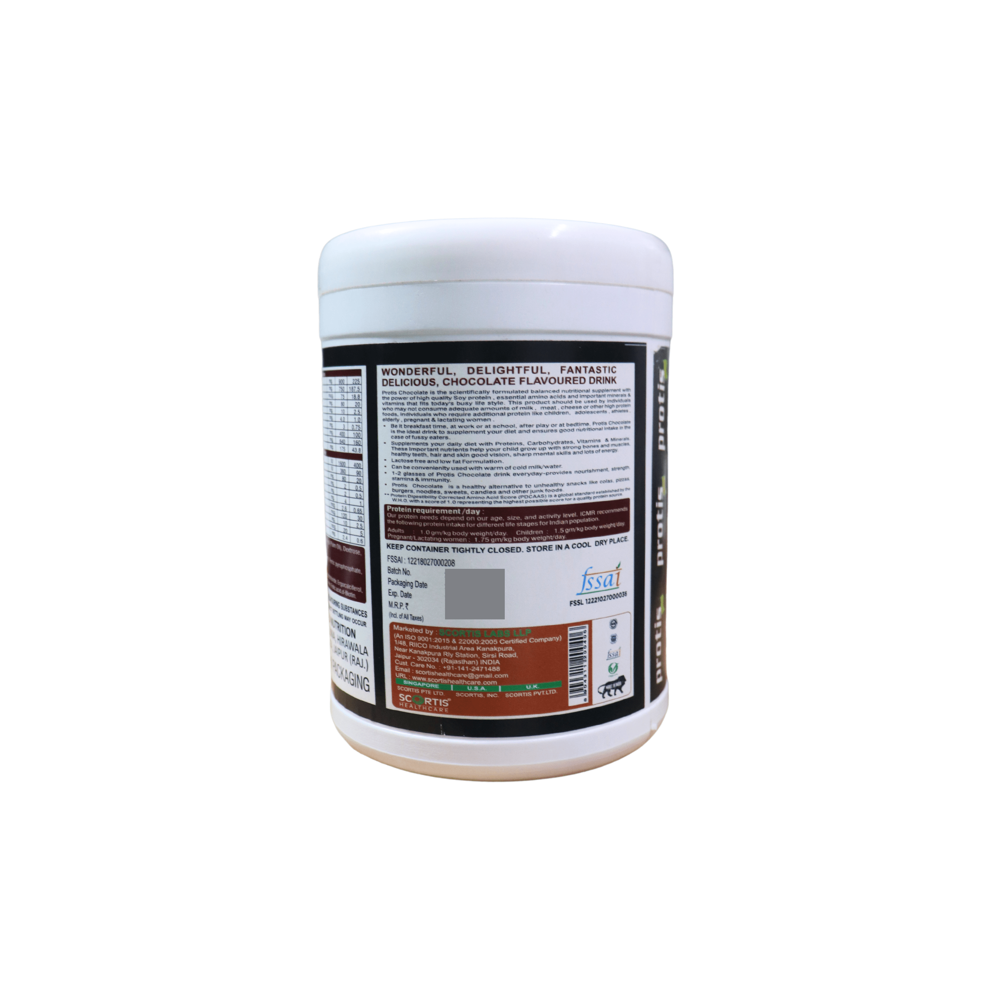 Protis Chocolate Protein Powder Efficacy: Promote Nutrition