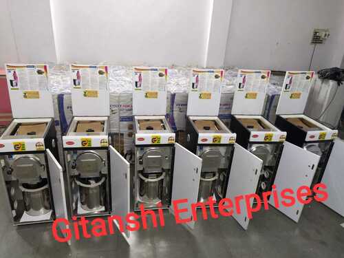 1-3 Hp मोटर पावर सफेद स्वचालित बॉक्स प्रकार आटा चक्की