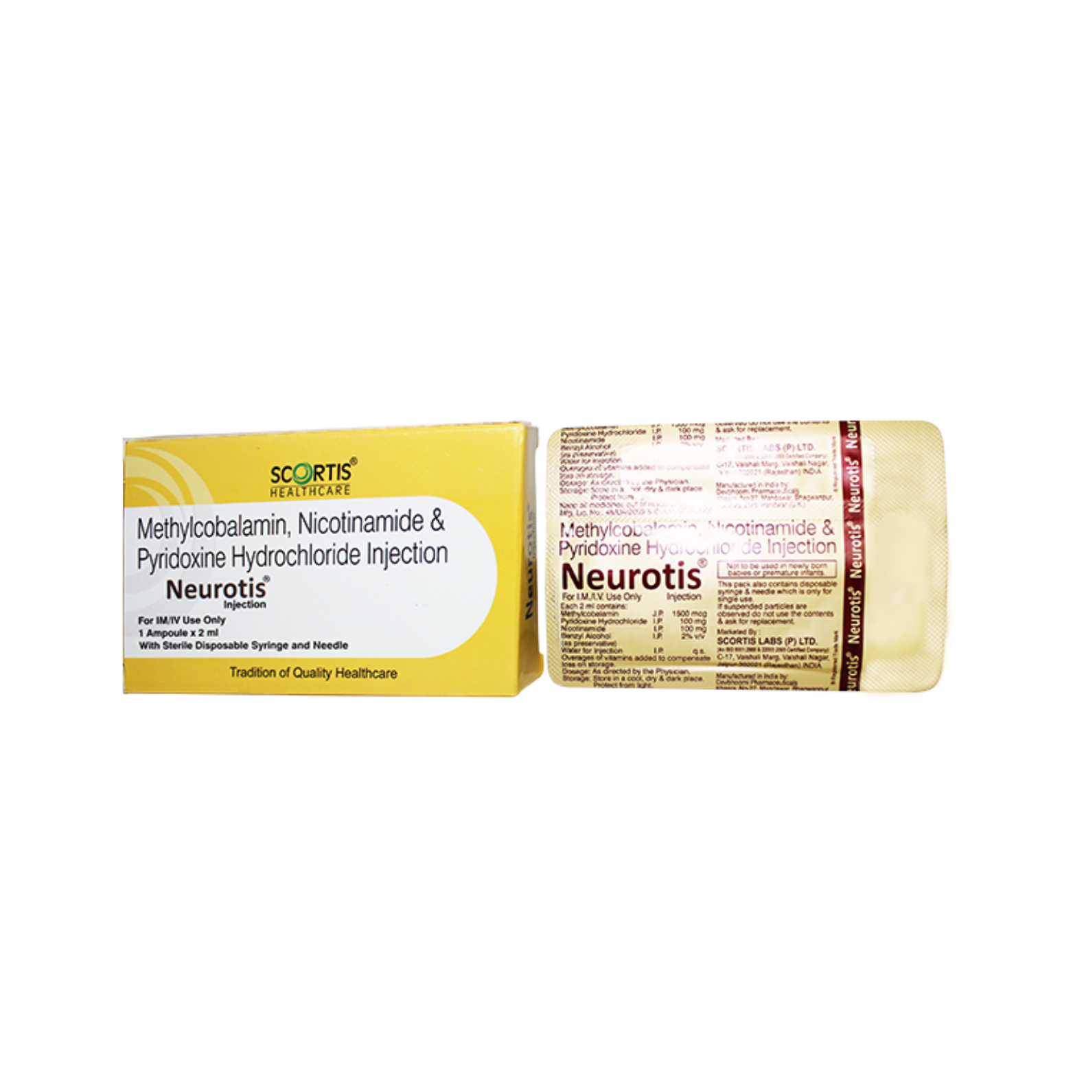 Liquid Methylcobalamin Nicotinamide And Pyridoxine Hydrochloride Injection