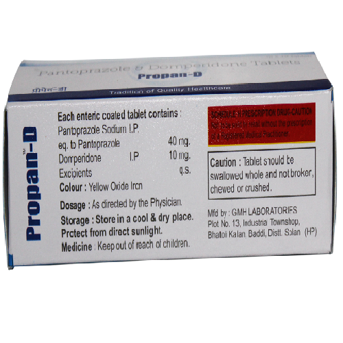 Pantoprazole Sodium And Domperidone Tablets By Holy Divine Health Care