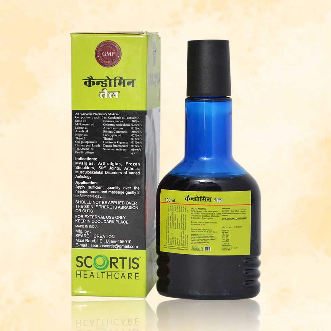 100ml Scortis Healthcare Candomin Oil - Age Group: For Adults