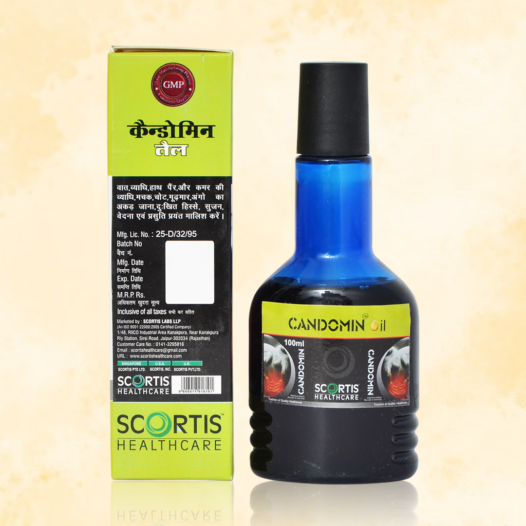 100ml Scortis Healthcare Candomin Oil - Age Group: For Adults