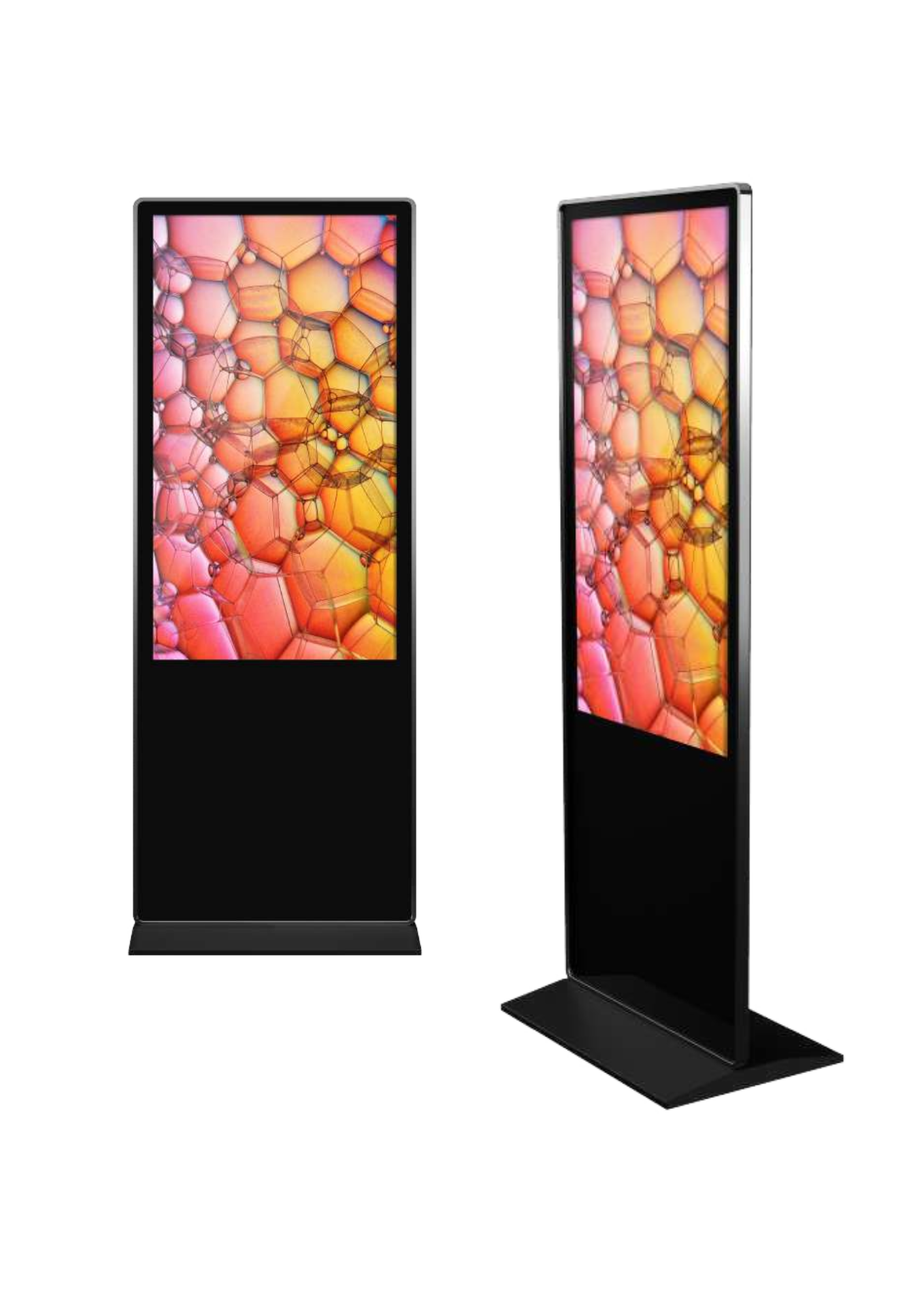 T-frame Digital Advertising Standee - Aspect Ratio: 16:9