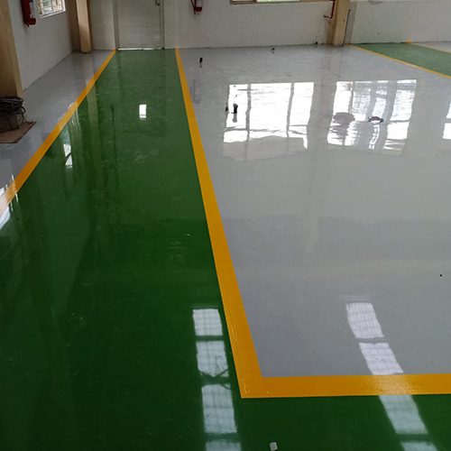 Heavy Duty Epoxy Flooring - Industrial-Grade Liquid Coating | Long-Life, Transparent and Green, High-Quality, Resistant, Easy Brush/Spray Application