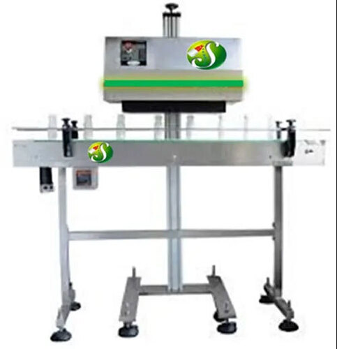 Automatic Induction Cap Sealing Machine - Stainless Steel, Sealing Size 10 mm to 100 mm | 30 Bottles per Minute Capacity, 240 V Input Voltage, Customizable Bottle Height