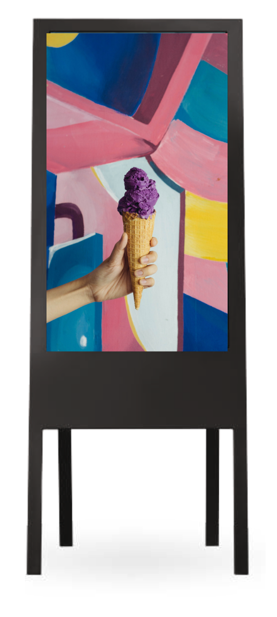 A-frame Non Touch Digital Display Signage - Application: Advertisement