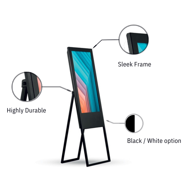A-frame Non Touch Digital Display Signage - Application: Advertisement