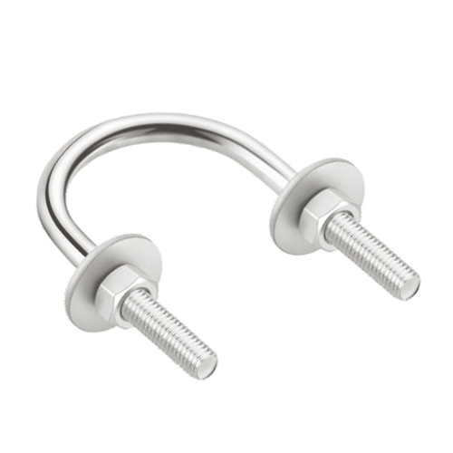 1 1-4 Inch U Clamp With Washer And Nut - Color: Silver