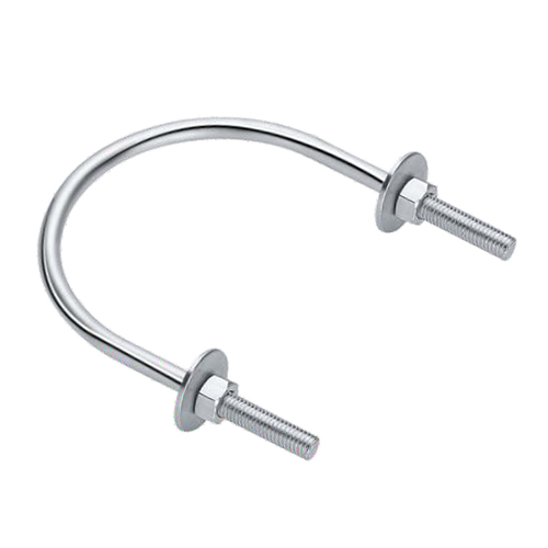 3 Inch U Clamp With Washer And Nut - Color: Silver
