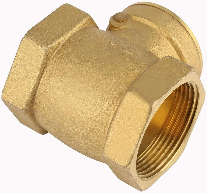 Brass Swing Check Valve 1 Inch Threaded End For Industry