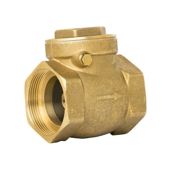 Brass Swing Check Valve 1 Inch Threaded End For Industry