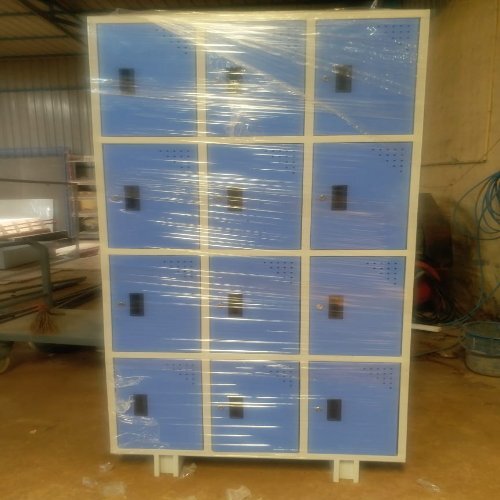 Mild Steel Office Staff Locker - Durable Design , Secure Compartments For Personal And Work Essentials
