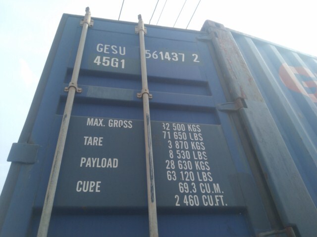 Mild Steel Shipping Container Internal Dimension: Customised