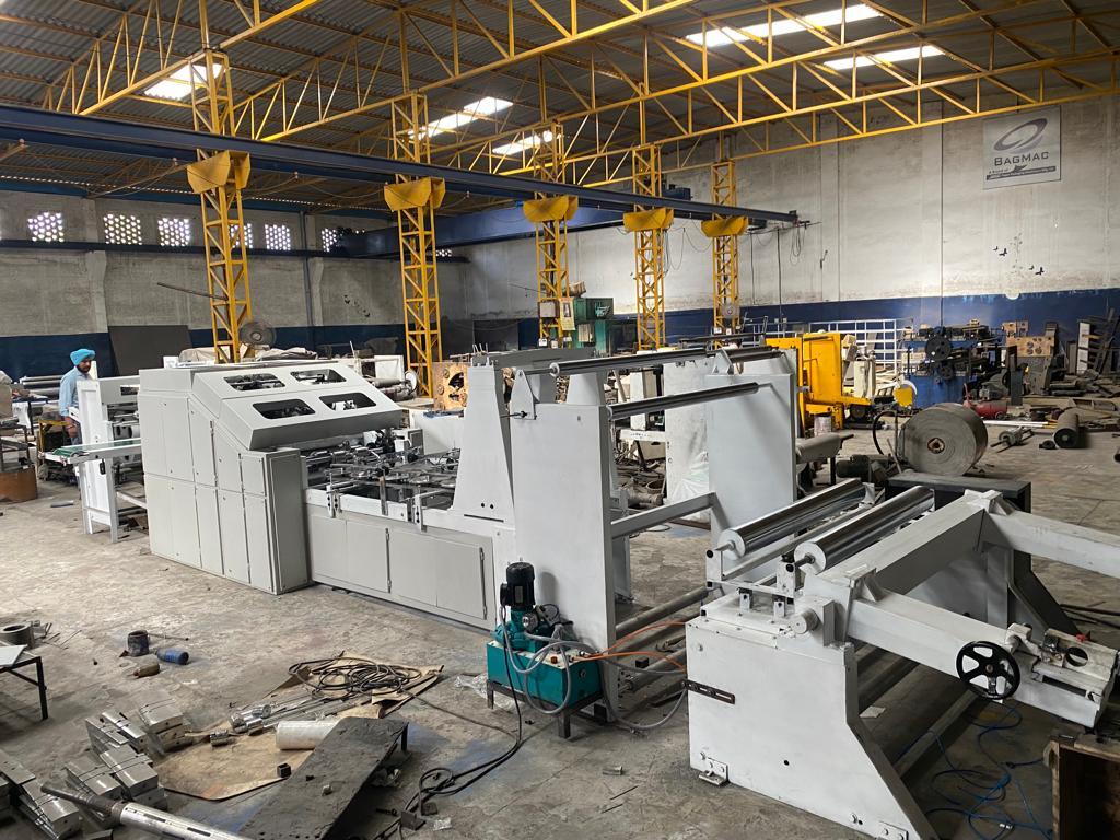 Bagmac Square Bottom Paper Bag Making Machine From Printed Or Unprinted Roll Paper - Automatic Grade: Automatic