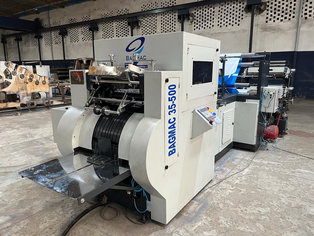 Bagmac Square Bottom Paper Bag Making Machine From Printed Or Unprinted Roll Paper - Automatic Grade: Automatic