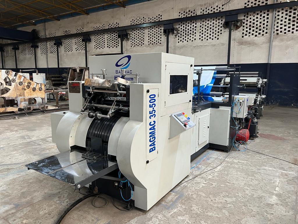 Bagmac Square Bottom Paper Bag Making Machine From Printed Or Unprinted Roll Paper - Automatic Grade: Automatic