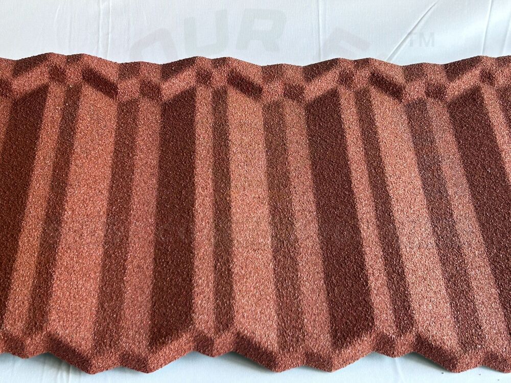 Iron Crystal Stone Coated Roof Tiles - Color: Multicolor