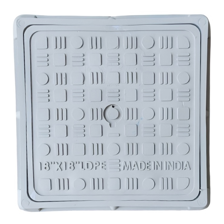 Ldpe Manhole Cover - 100% Virgin Ldpe, 10"x10" To 30"x30" Sizes, Multi-color Options | 8-ton Load Capacity, Uv Protected, Insect-proof, Airtight