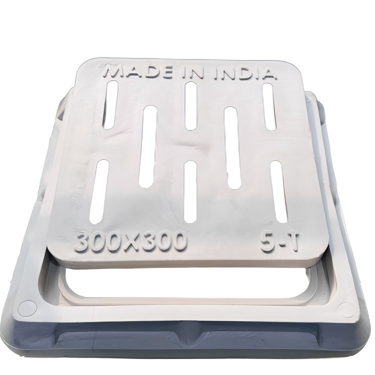 Pvc Gully Cover - 10 Inch & 12 Inch Square, White Pvc Ldpe | Waterproof, Smooth Surface, Weather Proof, Wear Resistant, Efficient Drainage