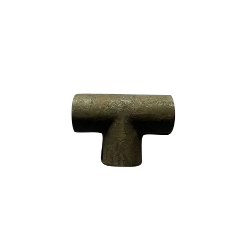 MS Pipe Tee - Mild Steel, 2 Inches, Black Color | Polished Surface Treatment, Different Thickness Options, Warranty Included