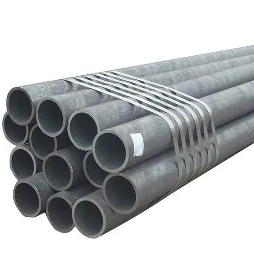 MS Round Pipes - Mild Steel, Suitable for Structure, Hydraulic & Fluid Applications | High Quality, Available in Various Grades