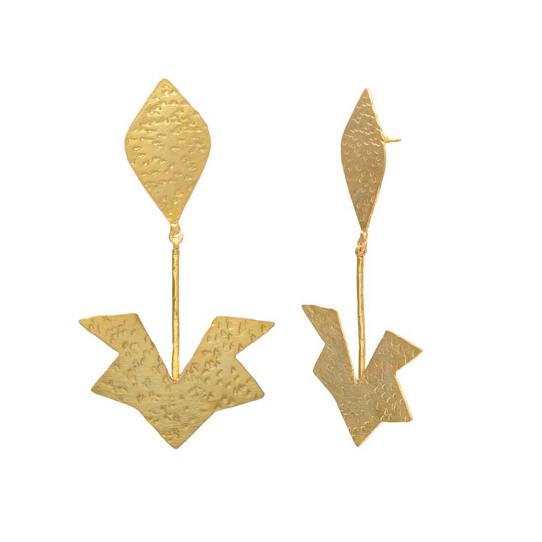 Gold Plated Dangle Earring Set