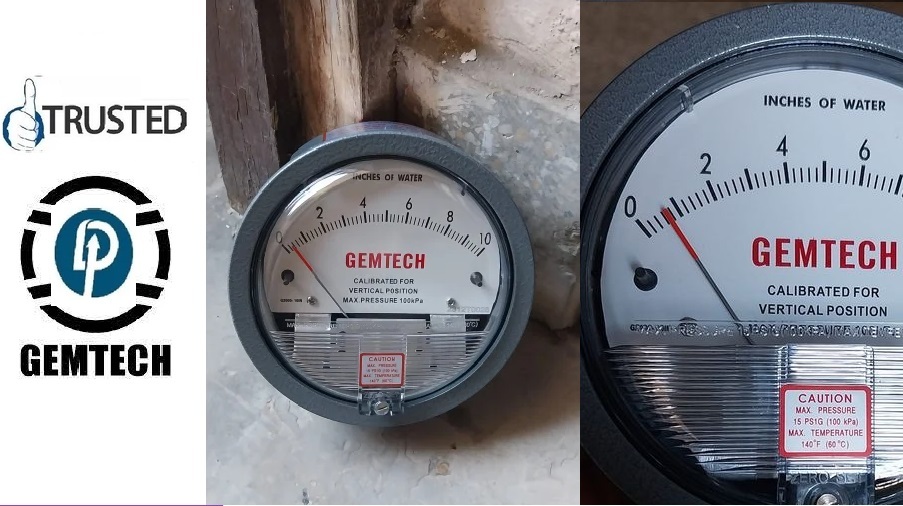 Gemtech Differential Pressure Gauge By Industrial Area Bagalkot Karnataka - Accuracy: A 2% Of Full Span At 70(21(a 3% On -0