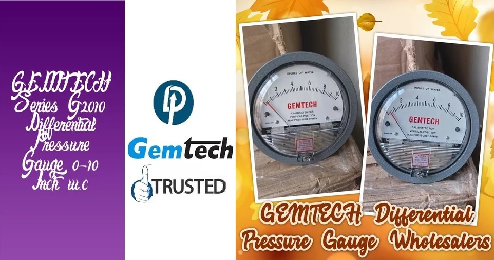 Gemtech Differential Pressure Gauge By Industrial Area Bagalkot Karnataka - Accuracy: A 2% Of Full Span At 70(21(a 3% On -0