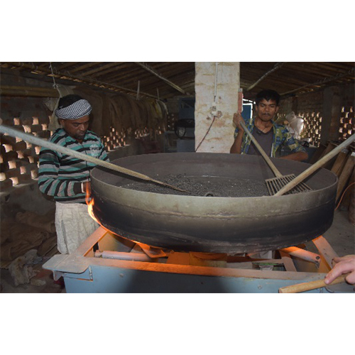 मखाना बीज भूनने की मशीन