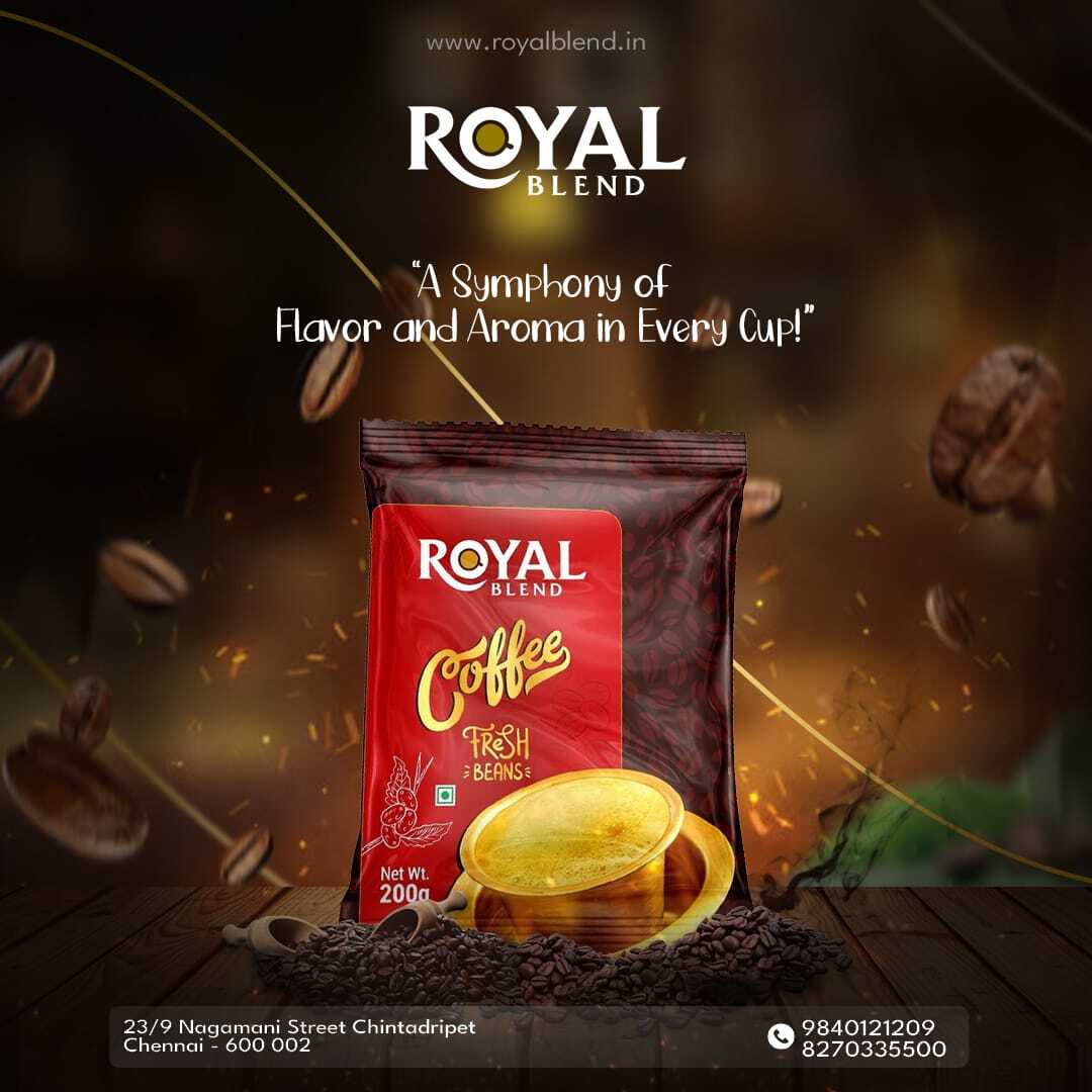 Royal Blend Coffee Powder - Caffeine (%): 80-20