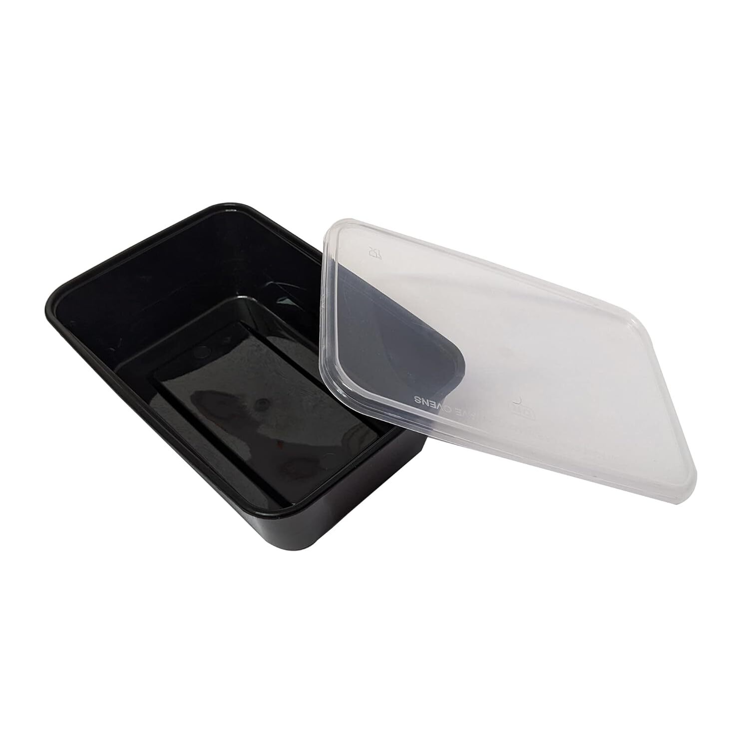 500ml Plastic Rectangle Box - Food-grade Bpa-free Plastic , Air-tight Spill-proof Lids, Microwave & Freezer Safe, Easy To Clean