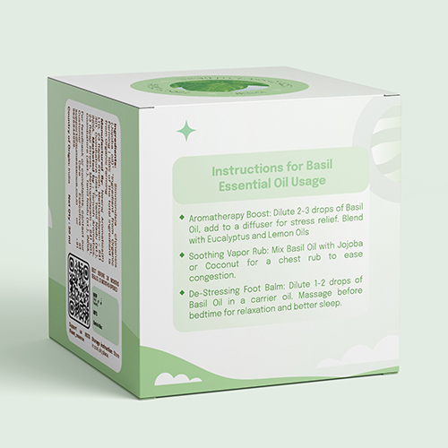 Fragrance Compound 30ml Basil Essential Oil