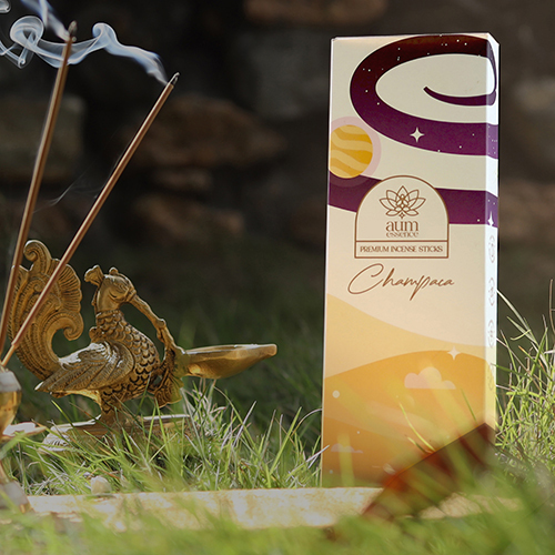Champaca Incense Sticks - 100% Natural Bamboo, Herbal Aroma For Meditation And Yoga, Eco-friendly And Aromatic