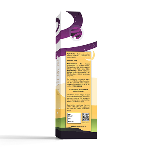 Champaca Incense Sticks - 100% Natural Bamboo, Herbal Aroma For Meditation And Yoga, Eco-friendly And Aromatic