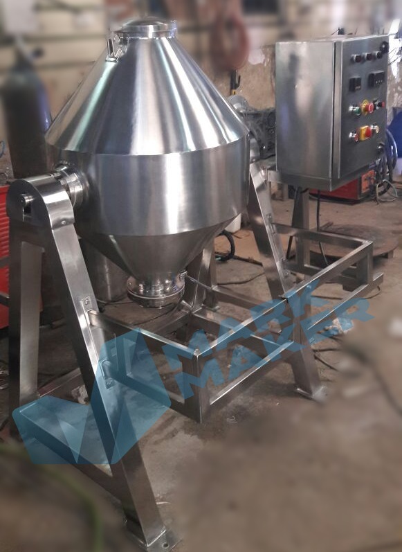Double Cone Blender - Capacity: 10-2500 Liter/day