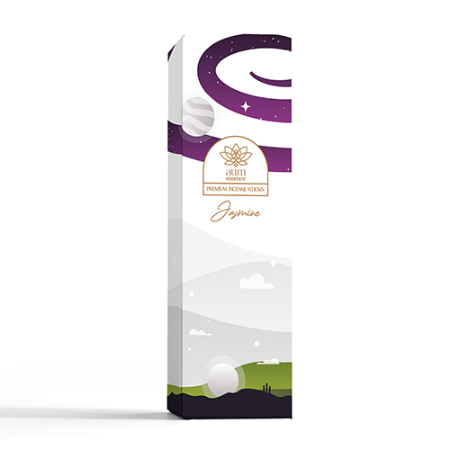 Jasmine Incense Sticks - 100% Natural Bamboo Herbal Aroma For Relaxation And Meditation Eco-friendly Design