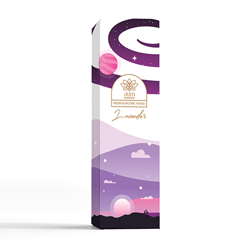 Lavender Incense Sticks - 100% Natural Bamboo Material | Eco-friendly, Herbal Fragrance For Aromatic Meditation And Relaxation