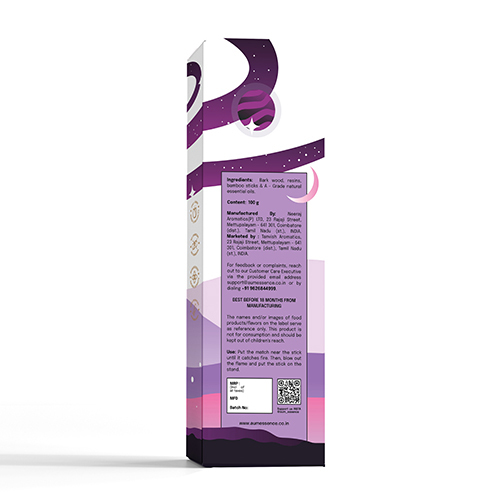 Lavender Incense Sticks - 100% Natural Bamboo Material | Eco-friendly, Herbal Fragrance For Aromatic Meditation And Relaxation