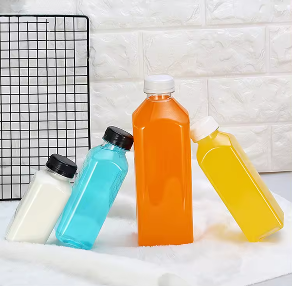 250ml Pet Bottle - Bpa-free Plastic, Transparent, Leak-proof & Tamper-evident Black Lid | Airtight Seal For Fresh Juice Storage