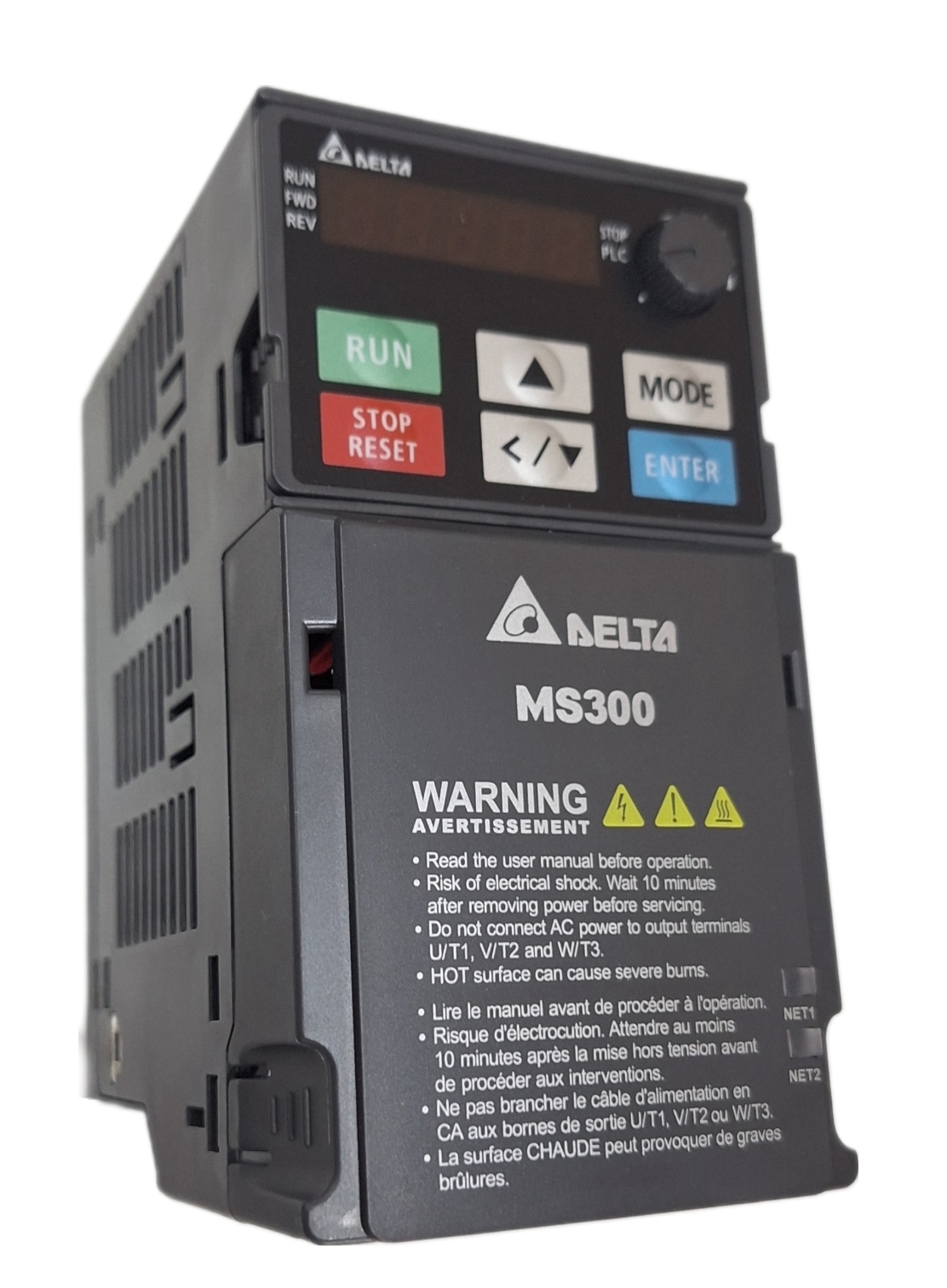 Delta Ms 300 1hp 460v 3 Phase Vfd2a7ms43ansaa