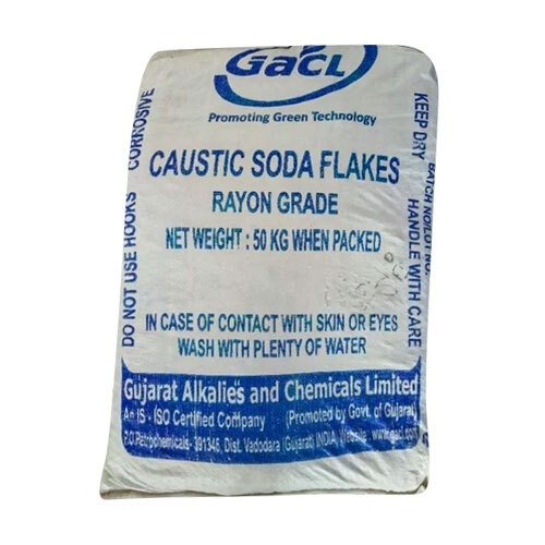 50Kg Caustic Soda Flakes Sodium Hydroxide Application: Recycling Water Treatment