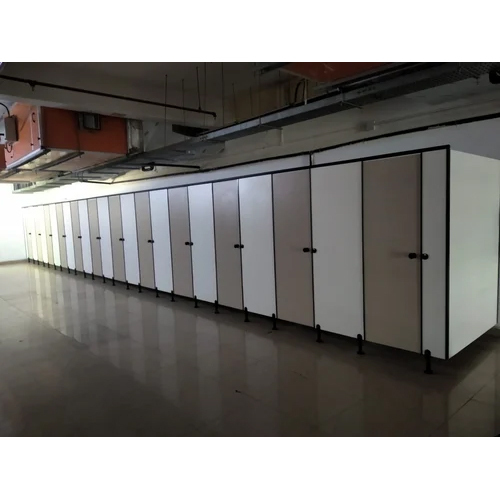 Modular Toilet Cubicle Partition - Color: As Per Requirement