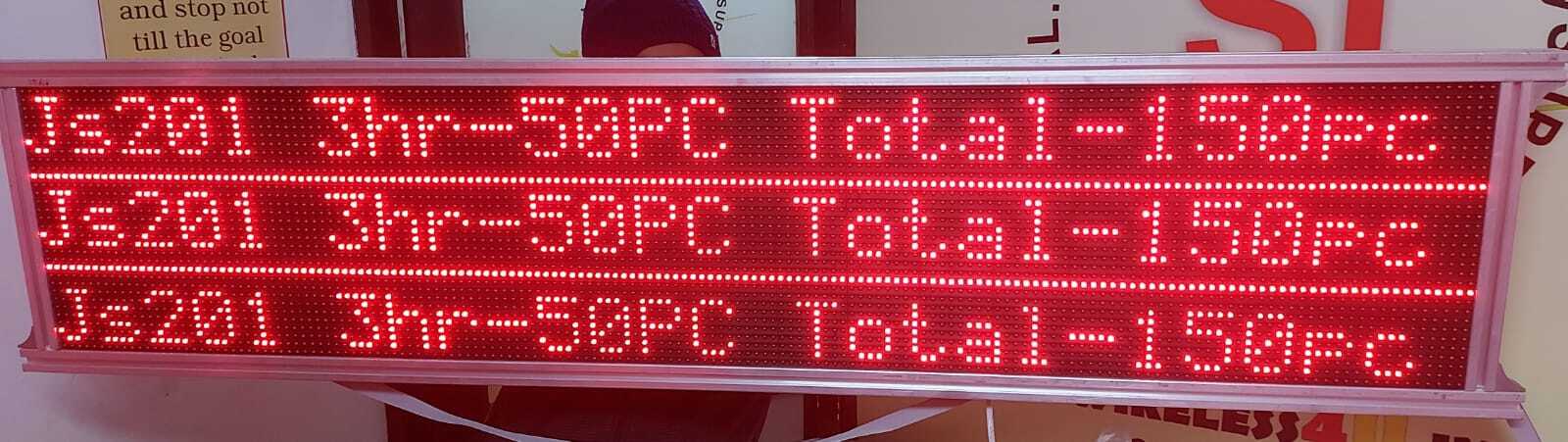 Ip/wifi Based Dynamic Led Display Size: Standard