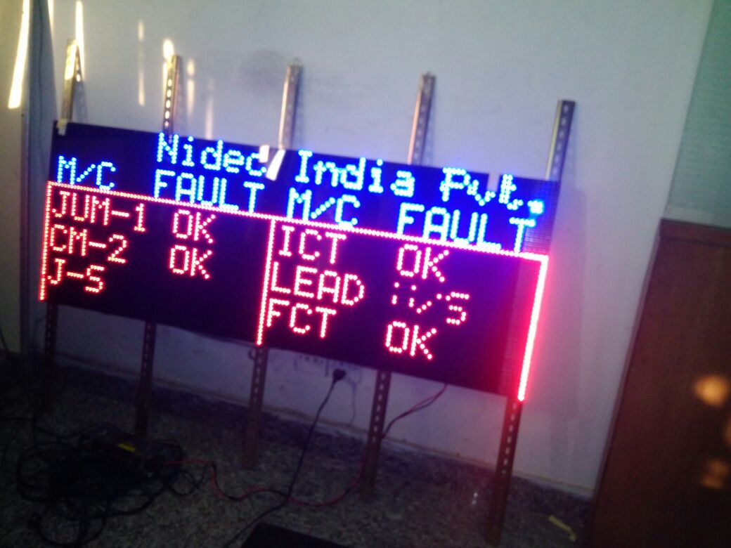 Ip/wifi Based Dynamic Led Display Size: Standard