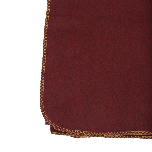 Mehroon Military Woolen Blankets - High-quality Wool, Full Size, Elegant Maroon Color | Cozy Plain-patterned Design For Adults At Home