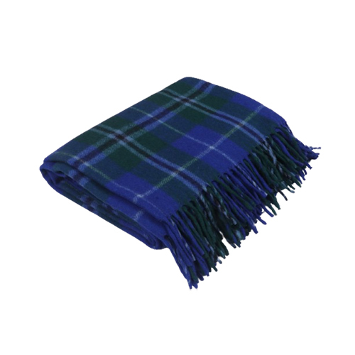 डगलस ब्लू ऊनी कंबल